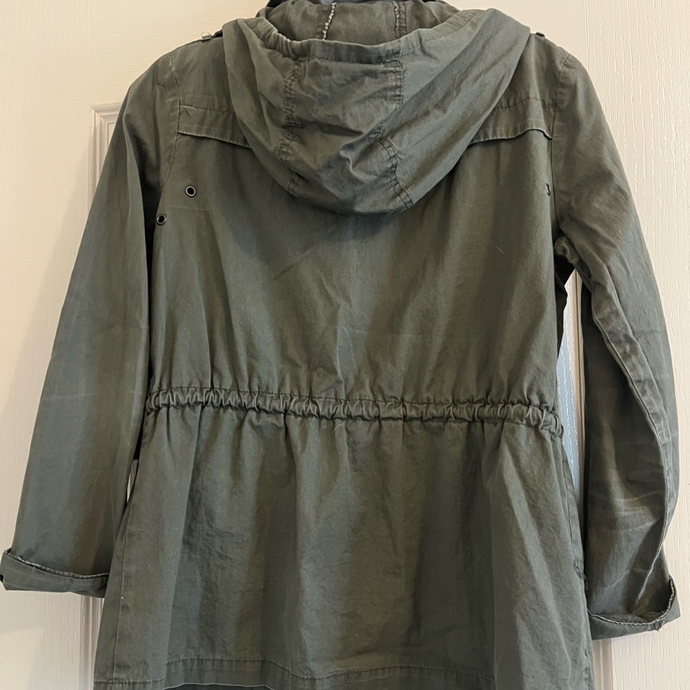 Olive Utility Jacket - Picture 2 of 3